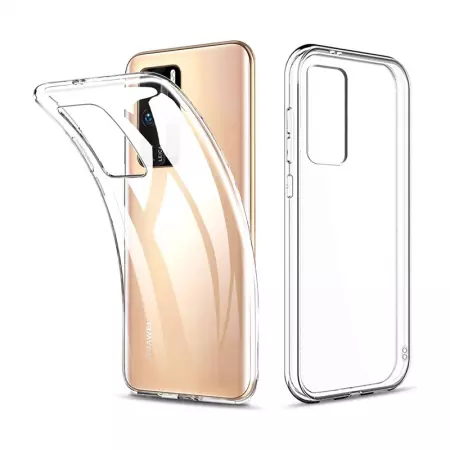 Housse de protection silicone pour HUAWEI P40 Pro (Boite/BLISTER) transparent
