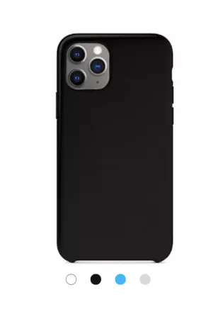 Housse de protection silicone rigide pour Iphone 11 Pro (Boite/BLISTER) noir