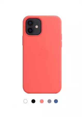 Housse de protection silicone rigide pour Iphone 12/12 Pro (Boite/BLISTER) rose