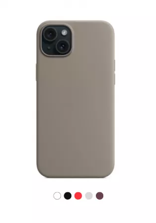 Housse de protection silicone rigide pour Iphone 13 (Boite / BLISTER) gris