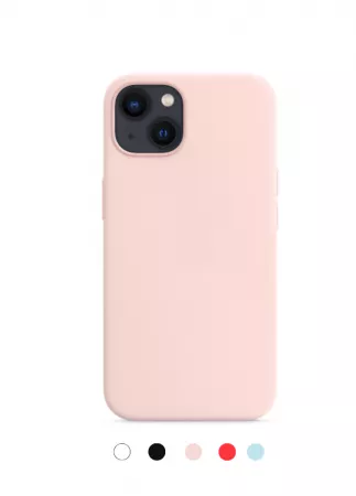 Housse de protection silicone rigide pour Iphone 13 (Boite / BLISTER) rose