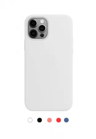 Housse de protection silicone rigide pour Iphone 13 Pro (Boite / BLISTER) blanc
