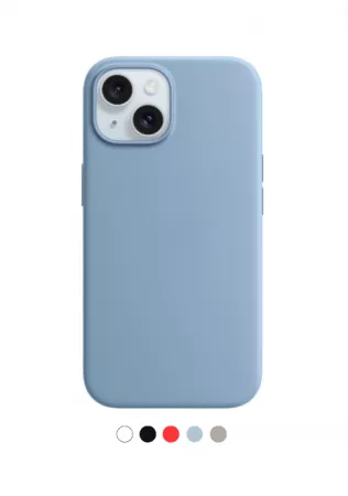 Housse de protection silicone rigide pour Iphone 14 Plus (Boite / BLISTER) bleu