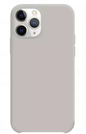 Housse de protection silicone rigide pour Iphone 14 Pro Max (Boite / BLISTER) argent