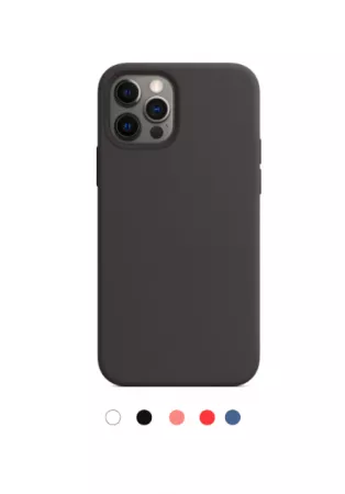 Housse de protection silicone rigide pour Iphone 14 Pro Max (Boite / BLISTER) noir