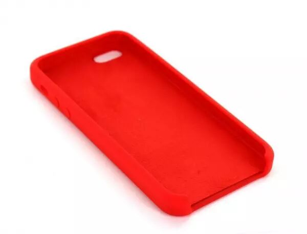 Housse de protection silicone rigide pour Iphone 5/Iphone 5S (Boite/BLISTER) rouge