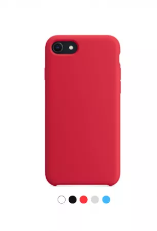 Housse de protection silicone rigide pour Iphone 6 plus/Iphone 6s Plus (Boite/BLISTER) rouge