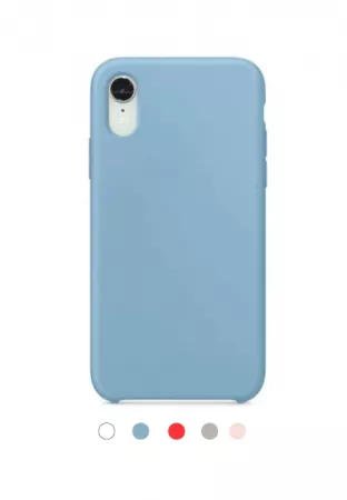 Housse de protection silicone rigide pour Iphone XR (Boite/BLISTER) bleu