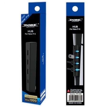 Hub pour PlayStation 5 / PS5 (Slim/Pro) DOBE TP5-3556 (Boite/blister)