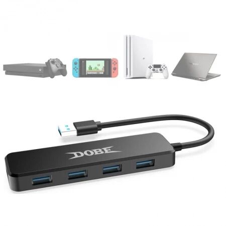 Hub USB 3.0 haute vitesse pour Xbox Series X / PlayStation 5 / PS5 et autres DOBE TY-0805 (Boite/blister) noir