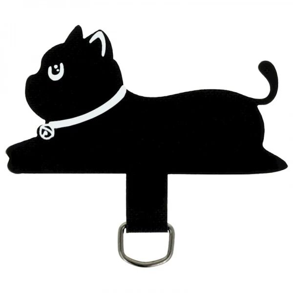 Insert universel en nylon pour fixation de cordon de smartphone chat