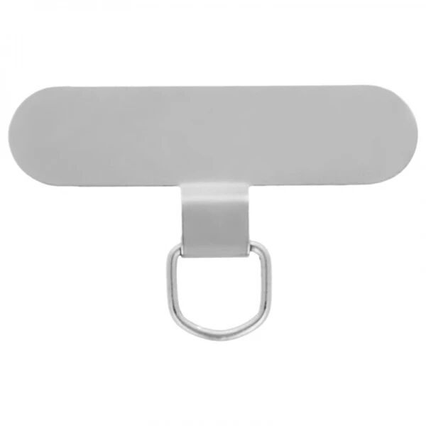 Insert universel pour fixation de cordon de smartphone m&eacute;tal