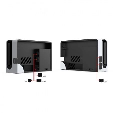 Kit anti-poussière pour Nintendo Switch DOBE TNS-2122 (Boite/blister) noir