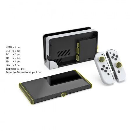Kit anti-poussière pour Nintendo Switch DOBE TNS-2122 (Boite/blister) noir