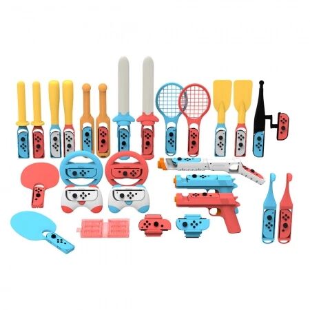 Kit d\'accessoires sportifs 30pcs pour Nintendo Switch DOBE TNS-2169 (Boite/blister)