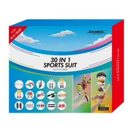 Kit d\'accessoires sportifs 30pcs pour Nintendo Switch DOBE TNS-2169 (Boite/blister)