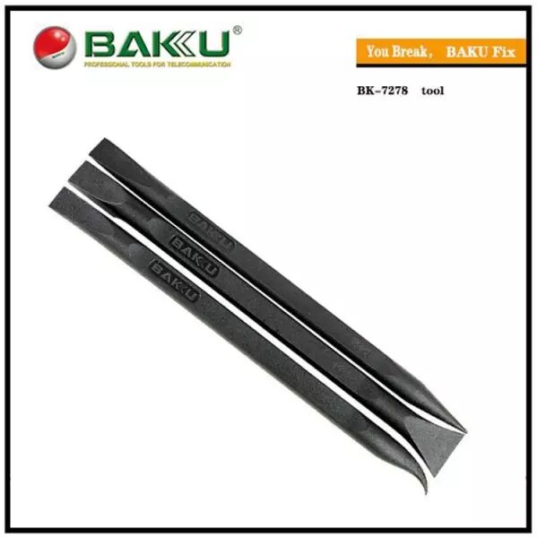 Kit de 3 spatules en plastique BAKU BK-7278