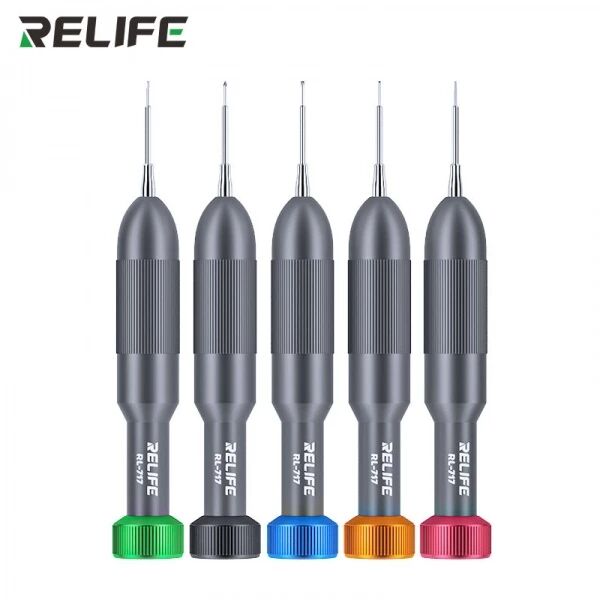 Kit de 5 tournevis de pr�cision � t�te rotative RELIFE RL-717A
