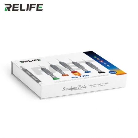 Kit de 5 tournevis de pr&eacute;cision &agrave; t&ecirc;te rotative RELIFE RL-717A