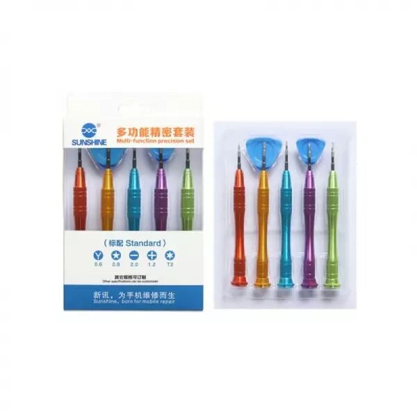 Kit de 5 tournevis de pr�cision multi-fonctions (7 EN 1) SUNSHINE SS-5103B
