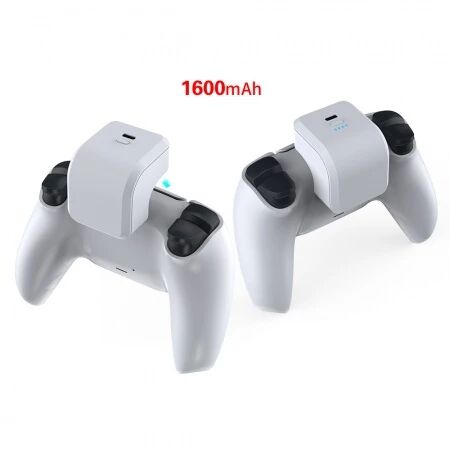 Kit de batterie externe à clip arrière pour manette PlayStation 5 / PS5 / manette Elite DOBE TP5-3503 (Boite/blister) blanc