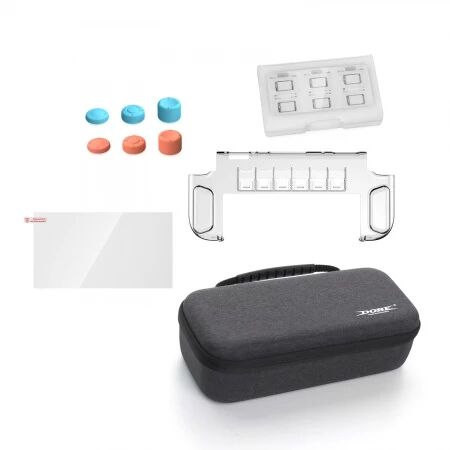 Kit de protection 10pcs pour Nintendo Switch 2 DOBE TNS-5112 (Boite/blister) noir