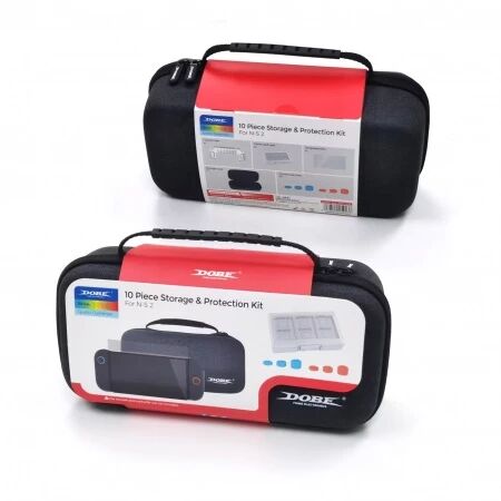 Kit de protection 10pcs pour Nintendo Switch 2 DOBE TNS-5112 (Boite/blister) noir