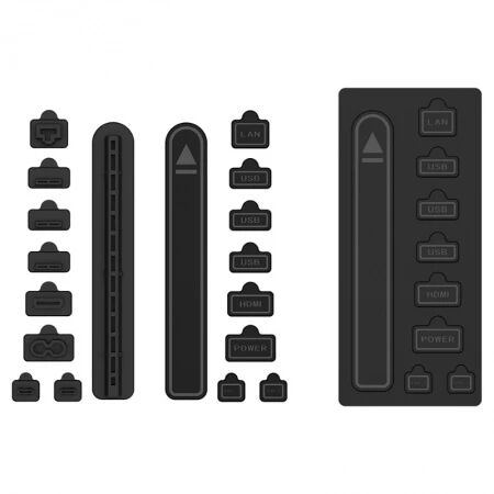 Kit de protection anti-poussi&egrave;re pour PlayStation 5 / PS5 / PlayStation 5 Slim / PS5 Slim / PlayStation 5 Pro / PS5 Pro DOBE TP5-5519