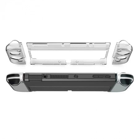 Kit de protection antichocs & anti-rayures pour Nintendo Switch OLED DOBE TNS-1133B (Boite/blister) transparent