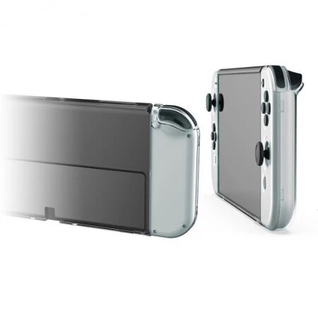 Kit de protection antichocs & anti-rayures pour Nintendo Switch OLED DOBE TNS-1133B (Boite/blister) transparent