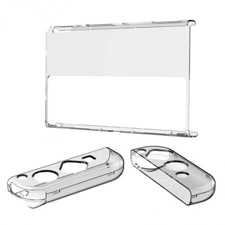 Kit de protection antichocs & anti-rayures pour Nintendo Switch OLED DOBE TNS-1133B (Boite/blister) transparent