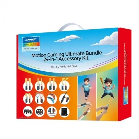 Kit de sport 24pcs pour Nintendo Switch 2 DOBE TNS-5113 (Boite/blister)