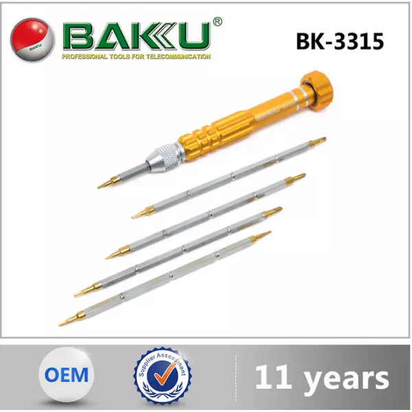 Kit de tournevis multi-fonction et universel BAKU BK-3315