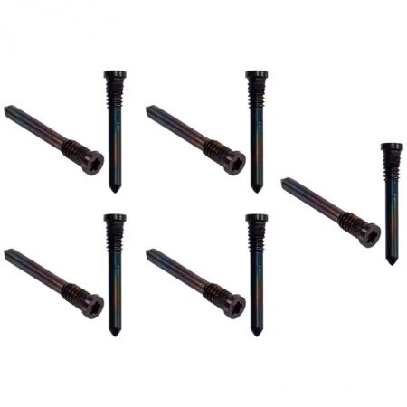 Kit de vis pour chassis du bas par 10pcs iPhone 16 Pro Max noir