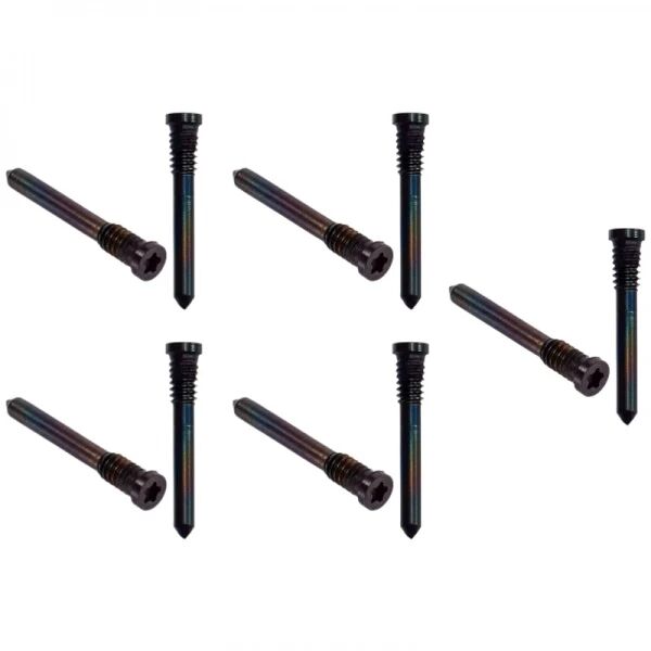 Kit de vis pour chassis du bas par 10pcs iPhone 16 Pro noir