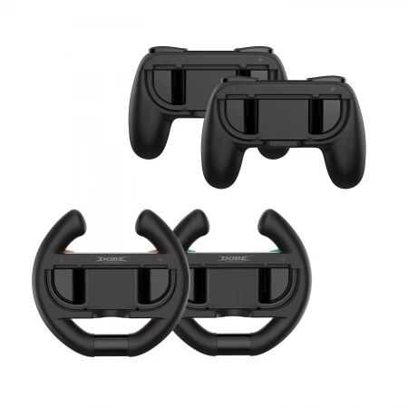 Kit Grip 4pcs vanettes et volants pour Nintendo Switch 2 DOBE TNS-5109 (Boite/blister) noir