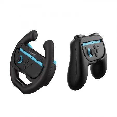 Kit Grip 4pcs vanettes et volants pour Nintendo Switch 2 DOBE TNS-5109 (Boite/blister) noir