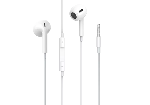 Kit pieton (Jack) avec micro JELLICO EP4 (vrac/bulk) blanc