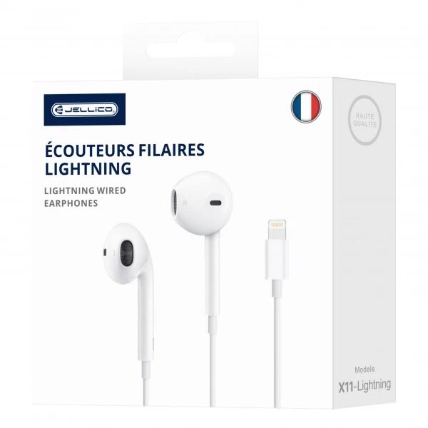 Kit pieton (Lightning bluetooth) avec micro JELLICO X11 blanc