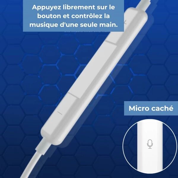 Kit pieton (Lightning bluetooth) avec micro JELLICO X11 blanc