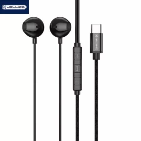 Kit pieton (USB-C/Type C) avec micro JELLICO CT-37 (Boite/blister) noir