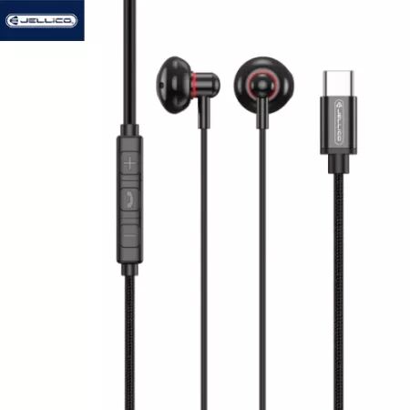 Kit pieton (USB-C/Type C) avec micro JELLICO CT-37 (Boite/blister) noir