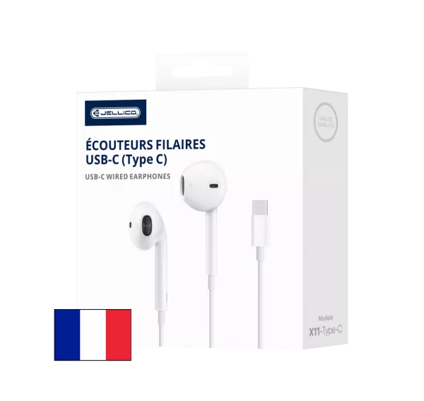 Kit pieton (USB-C/Type C) avec micro JELLICO X11 (Boite/blister)