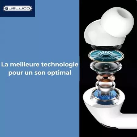 Kit pieton (USB-C/Type C) avec micro JELLICO X12 (Boite/BLISTER) blanc
