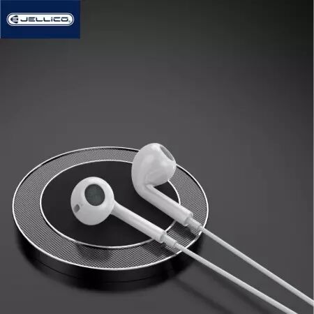 Kit pieton intra-auriculaire (USB-C/Type C) avec micro JELLICO X14 (Boite/BLISTER) blanc