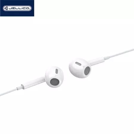 Kit pieton intra-auriculaire (USB-C/Type C) avec micro JELLICO X14 (Boite/BLISTER) blanc