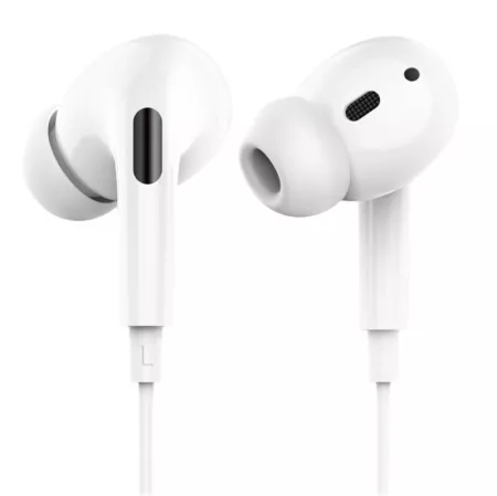 Kit pieton intra-auriculaire (USB-C/Type C) HOCO M1 Pro (Boite/BLISTER) non compatible Samsung blanc