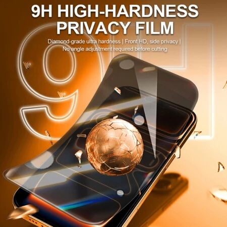 Lot de 10 films \ hydrogel\  effet priv&eacute; RELIFE GF-9HS HD 9H pour machine Sunshine C4 Pro / C4 Pro Max