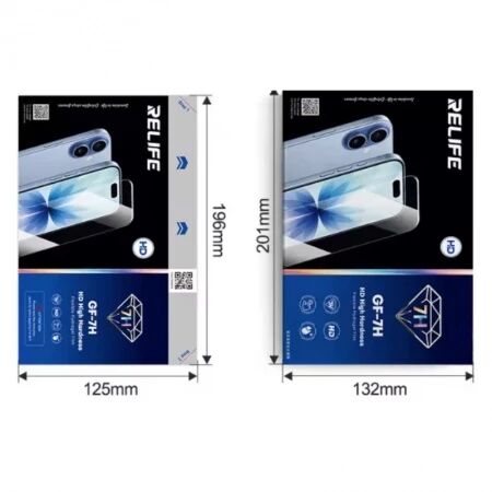 Lot de 10 films \ hydrogel\  haute r&eacute;sistance RELIFE GF-7H HD 7H pour machine Sunshine C4 Pro / C4 Pro Max