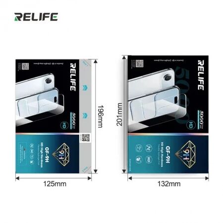 Lot de 10 films \ hydrogel\  haute transparence RELIFE GF-9H HD 9H pour machine Sunshine C4 Pro / C4 Pro Max